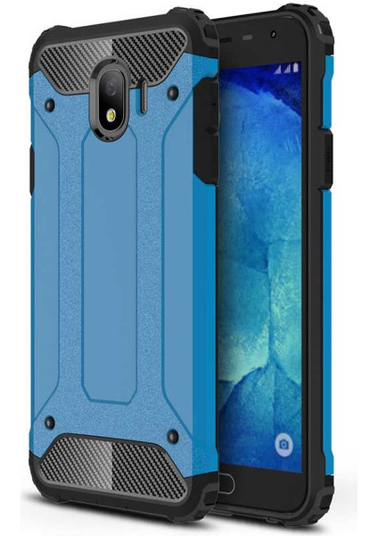 Samsung Galaxy J4 Uyumlu Kılıf Tank Armor Series Strong Rugged Hard Case