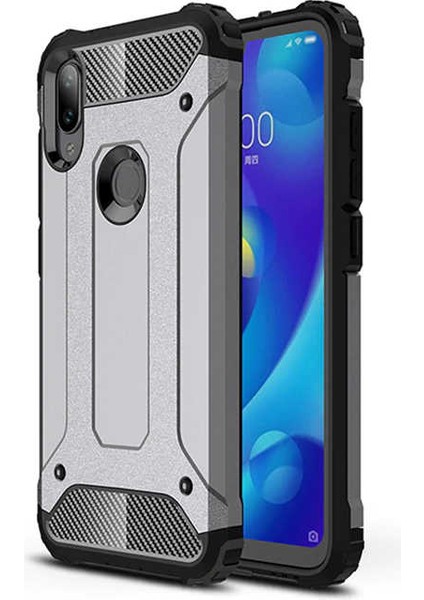 Xiaomi Mi Play Uyumlu Kılıf Tank Armor Series Strong Rugged Hard Case