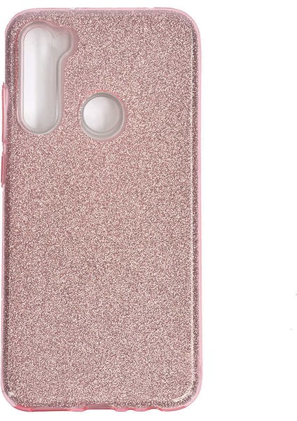 Xiaomi Redmi Note 8 Uyumlu Kılıf Simli Pırıltı Koleksiyonu Çift Katmanlı Pürüzsüz Yüzey