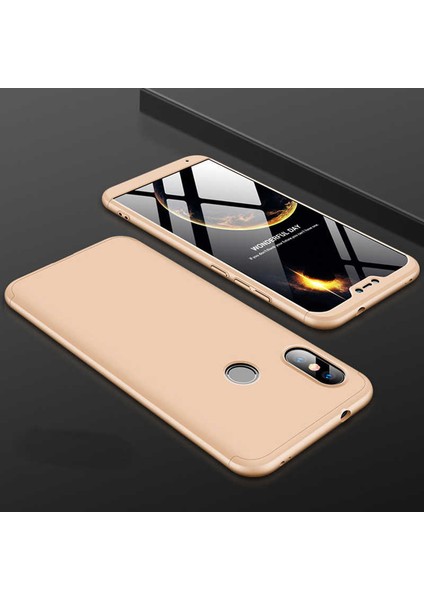 Xiaomi Mi A2 Lite Uyumlu Kılıf Sert Pürüzsüz Kapak Hard Full Protective Matte Cover Case