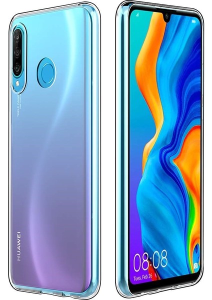 Huawei P30 Lite Uyumlu Kılıf Case, Soft, Transparent, Şeffaf Ultra Esnek Ince Silikon fırsatları