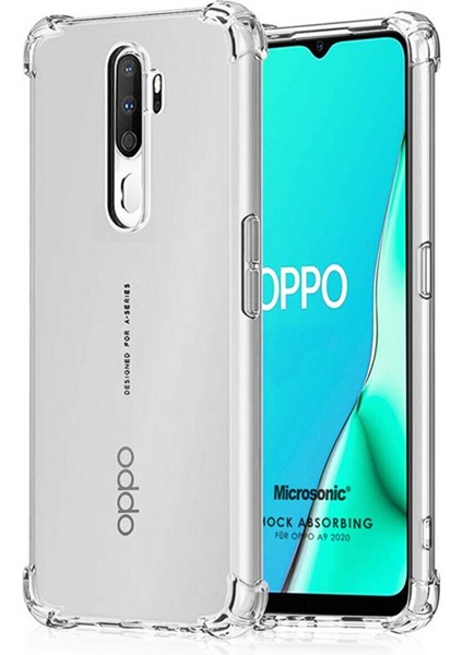 Oppo A5 2020 Uyumlu Kılıf Case, Şeffaf Ultra Koruma Hard Transparent Ultra Protected