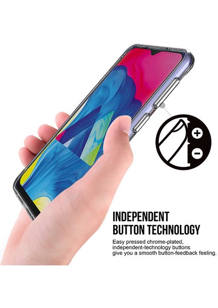 Samsung Galaxy M10 Uyumlu Kılıf Şeffaf Sert Ultra Koruma Teknolojisi Transparent Case modelleri