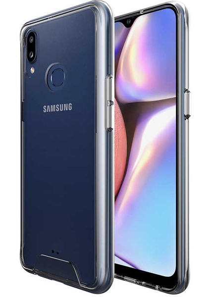 Samsung Galaxy A10S Uyumlu Kılıf Şeffaf Sert Ultra Koruma Teknolojisi Transparent Case
