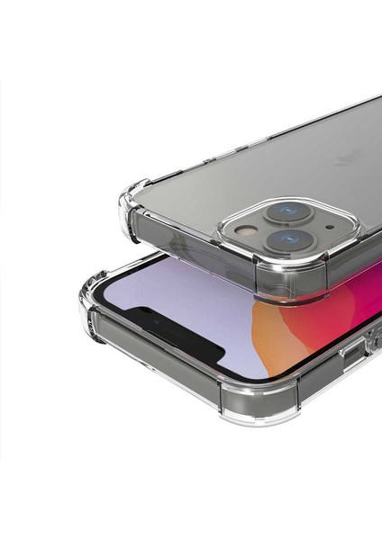 Apple iPhone 13 Uyumlu Kılıf Case, Şeffaf Ultra Koruma Hard Transparent Ultra Protected