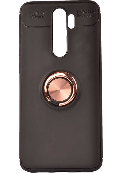 Xiaomi Redmi Note 8 Pro Uyumlu Kılıf Standlı Manyetik Yüzüklü Esnek Yumuşak Silikon Case