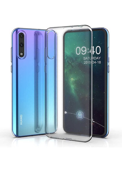Huawei P Smart S (Y8P) Uyumlu Kılıf Case, Soft, Transparent, Şeffaf Ultra Esnek Ince Silikon