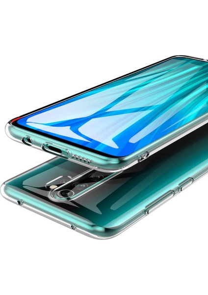 Xiaomi Redmi Note 8 Pro Uyumlu Kılıf Case, Soft, Transparent, Şeffaf Ultra Esnek Ince Silikon