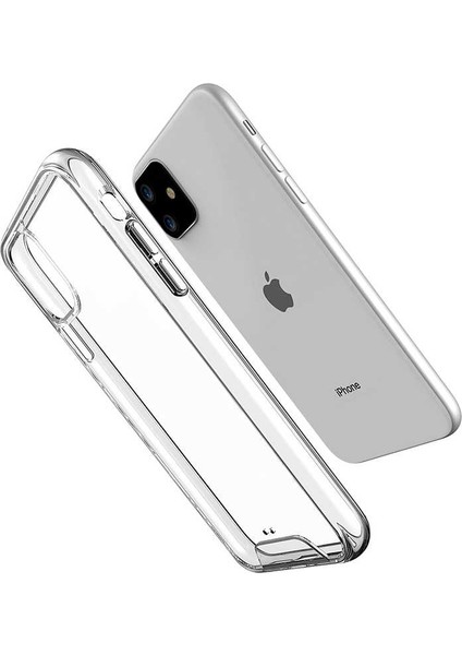 Apple iPhone 11 Uyumlu Kılıf Şeffaf Sert Ultra Koruma Teknolojisi Transparent Case