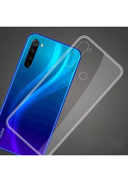 Xiaomi Redmi Note 8 Uyumlu Kılıf Case, Soft, Transparent, Şeffaf Ultra Esnek Ince Silikon