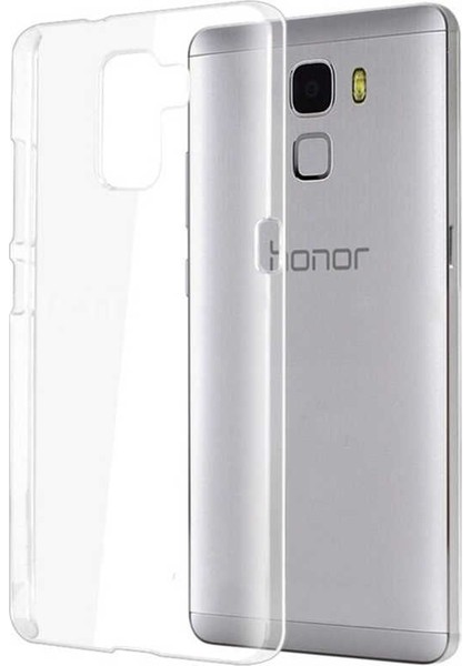 Huawei Honor 7 Uyumlu Kılıf Case, Soft, Transparent, Şeffaf Ultra Esnek Ince Silikon