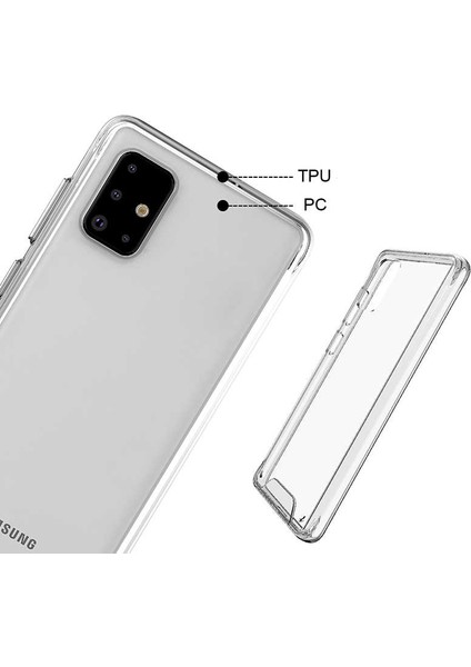 Samsung Galaxy A51 Uyumlu Kılıf Şeffaf Sert Ultra Koruma Teknolojisi Transparent Case indirimleri