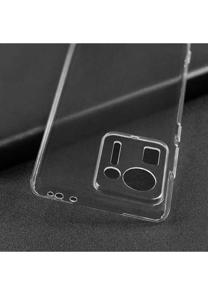 Xiaomi Mi Mix 4 Uyumlu Kılıf Case, Soft, Transparent, Şeffaf Ultra Esnek Ince Silikon