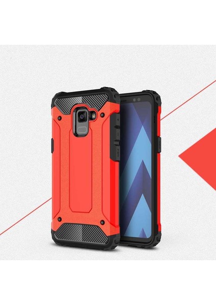 Samsung Galaxy A6 2018 Uyumlu Kılıf Tank Armor Series Strong Rugged Hard Case