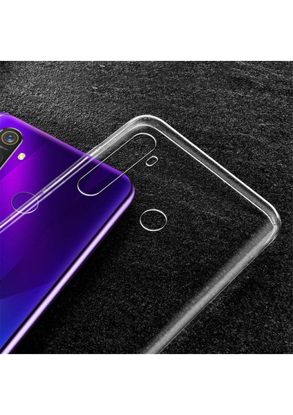 Realme 5 Pro Uyumlu Kılıf Case, Soft, Transparent, Şeffaf Ultra Esnek Ince Silikon