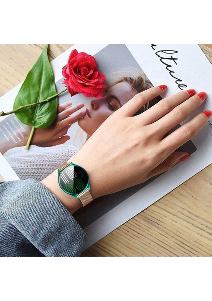 Samsung Galaxy Watch 4 44MM Uyumlu Saat Ekran Koruyucu Full Ekran Tam Kaplama Kılıf Hd Darbe Emici