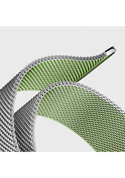 Apple Watch 40MM Uyumlu Akıllı Saat Için Kordon Metal Tel-Örgü Dizayn Mıknatıslı Sağlam Tasarım indirimleri