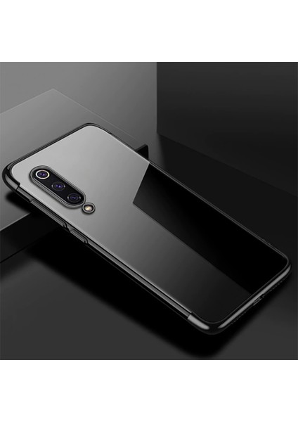 Xiaomi Mi 9 Lite Uyumlu Kılıf Zore Dört Köşeli Lazer Silikon Kapak