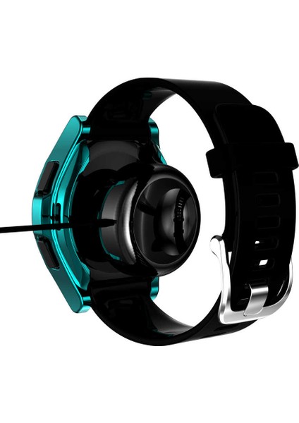 Samsung Galaxy Watch4 Classic 46MM Uyumlu Akıllı Saat Ekran Koruyucu Full Tam Kaplamayan Kılıf