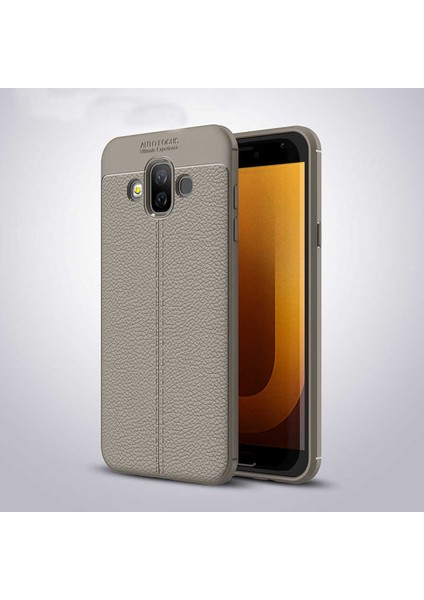 Samsung Galaxy J7 Duo Uyumlu Kılıf Esnek Pu-Deri Leather-Pu Series Protected Case