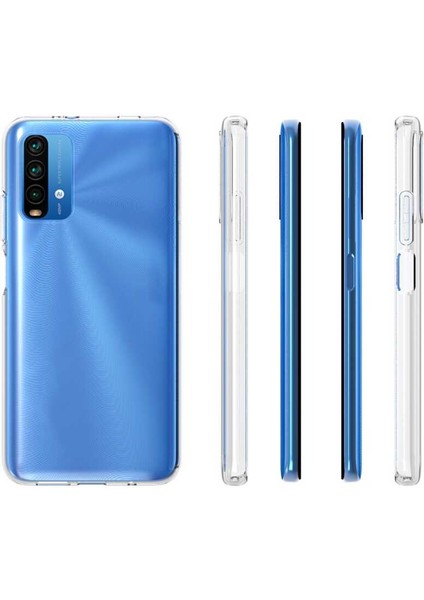 Xiaomi Redmi Note 9 (4g) Uyumlu Kılıf Case, Soft, Transparent, Şeffaf Ultra Esnek Ince Silikon