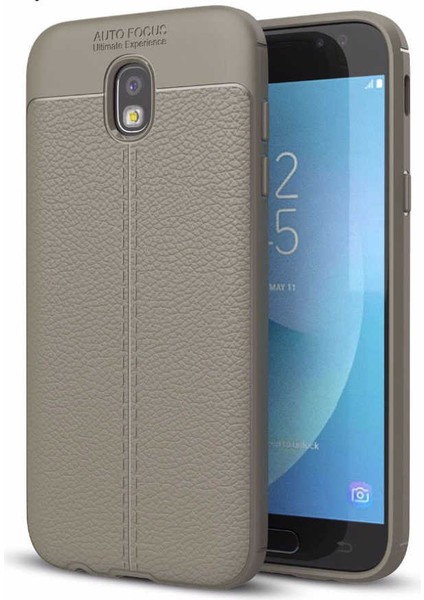 Samsung Galaxy J7 Pro Uyumlu Kılıf Esnek Pu-Deri Leather-Pu Series Protected Case