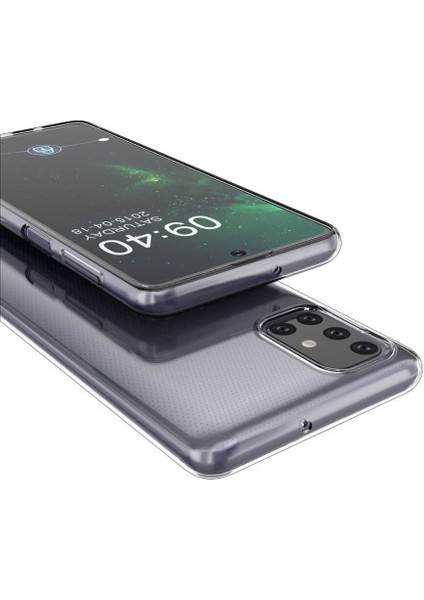 Samsung Galaxy M51 Uyumlu Kılıf Case, Soft, Transparent, Şeffaf Ultra Esnek Ince Silikon