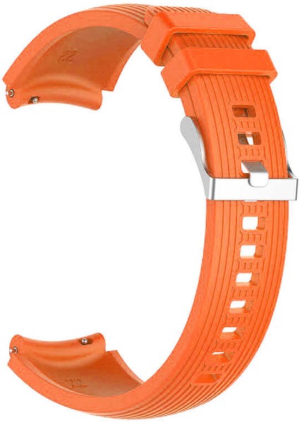 Samsung Galaxy Watch 42MM Uyumlu Akıllı Saat Için Kordon Silikon, Sağlam Esnek Silikon Flexible Silicone