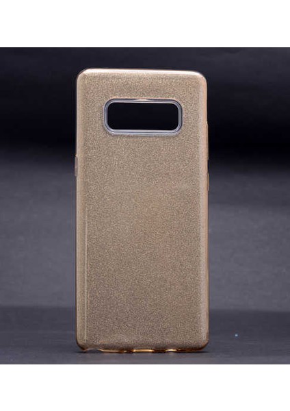 Samsung Galaxy Note 8 Uyumlu Kılıf Simli Pırıltı Koleksiyonu Çift Katmanlı Pürüzsüz Yüzey