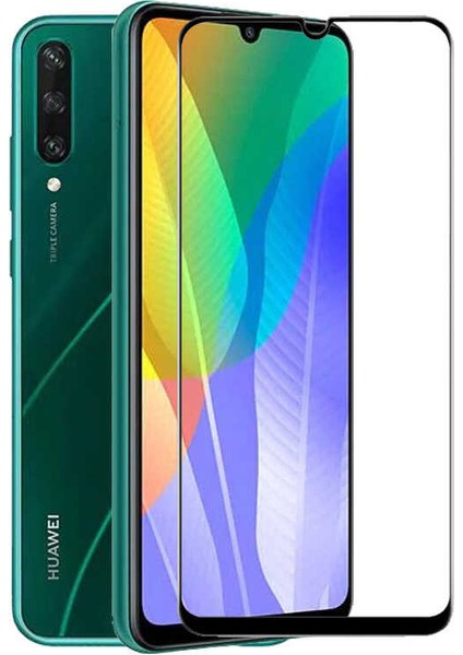 Huawei Y6P Uyumlu Ekran Koruyucu Tam Kaplayan Full Kavisli, Hd, Kırılmaz 5d Cam