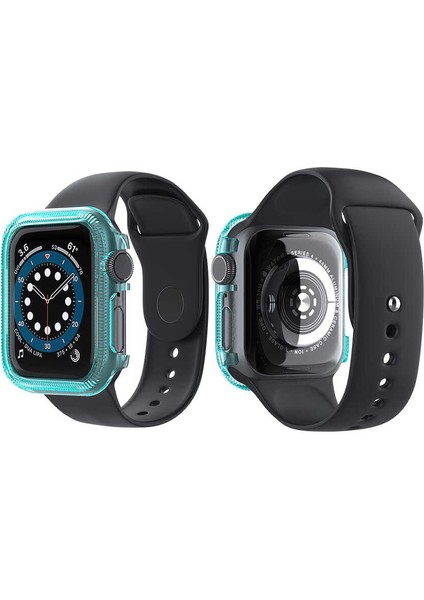 Apple Watch 2/3/4/5/6/se 40 mm Uyumlu Akıllı Saat Ekran Koruyucu Tam Kaplayan Esnek Full Body