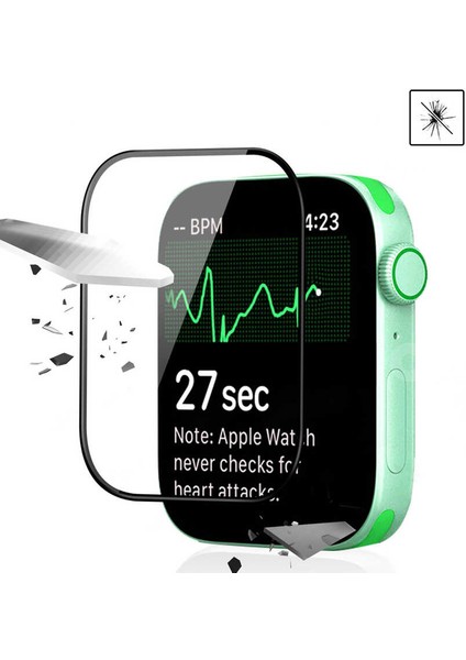 Apple Watch 2/3/4/5/6/se 44MM Uyumlu Akıllı Saat Ekran Koruyucu Tam Kaplayan Esnek Full Body