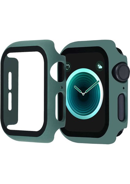 Apple Watch 2 3 4 5 6 Se 44 mm Uyumlu Akıllı Saat Ekran Koruyucu Kılıf Full Tam Kaplayan Screensaver