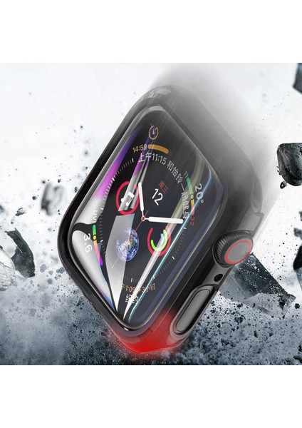 Apple Watch 40MM Uyumlu Akıllı Saat Ekran Koruyucu Tam Kenar Kaplayan Esnek Flexible Glass