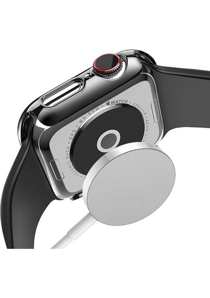 Apple Watch 40MM Uyumlu Akıllı Saat Ekran Koruyucu Tam Kenar Kaplayan Esnek Flexible Glass