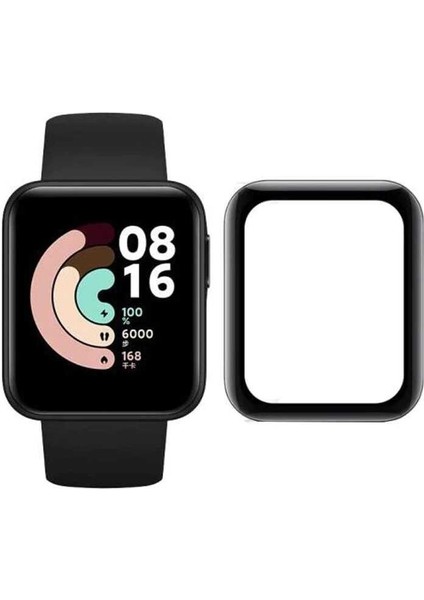 Xiaomi Mi Watch Lite Uyumlu Akıllı Saat Ekran Koruyucu Tam Kaplayan Hd Esnek Ultra Darbe Emici