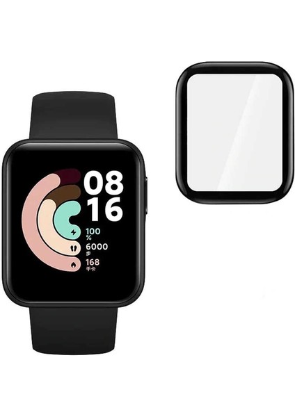 Xiaomi Mi Watch Lite Uyumlu Akıllı Saat Ekran Koruyucu Tam Kaplayan Hd Esnek Ultra Darbe Emici