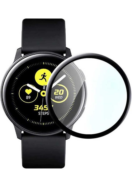 Samsung Galaxy Watch Active 2 40MM Uyumlu Akıllı Saat Ekran Koruyucu Tam Kaplayan Esnek Darbe Emici