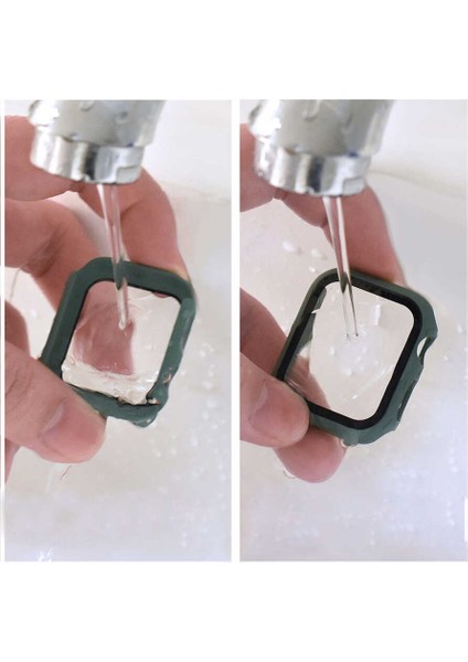 Apple Watch 40 mm Uyumlu Akıllı Saat Ekran Koruyucu Kılıf Tam Kaplayan Hafif Kompakt Full Cover