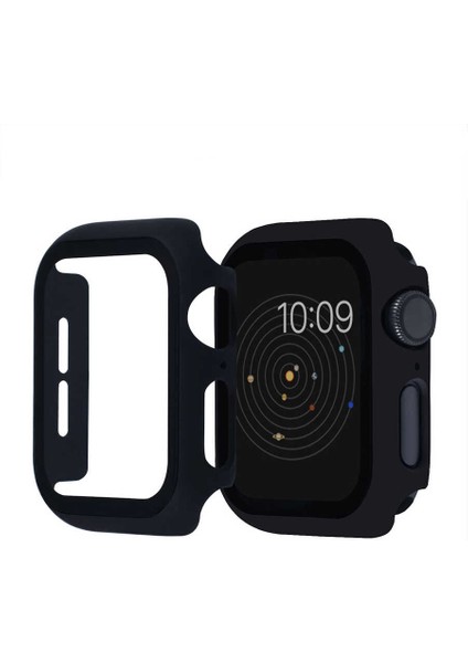 Apple Watch 44 mm Uyumlu Akıllı Saat Ekran Koruyucu Kılıf Tam Kaplayan Hafif Kompakt Full Cover