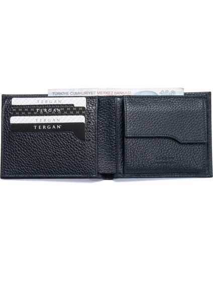 Lacivert Hakiki Deri Erkek Cüzdan - S1CE00001469-A38