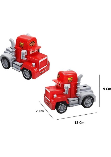 Can Ali Toys Sürtmeli Kücük Kırmızı Sevimli Tır