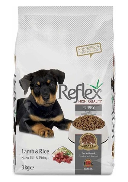 Kuzu Etli Yavru Köpek Maması 3 kg