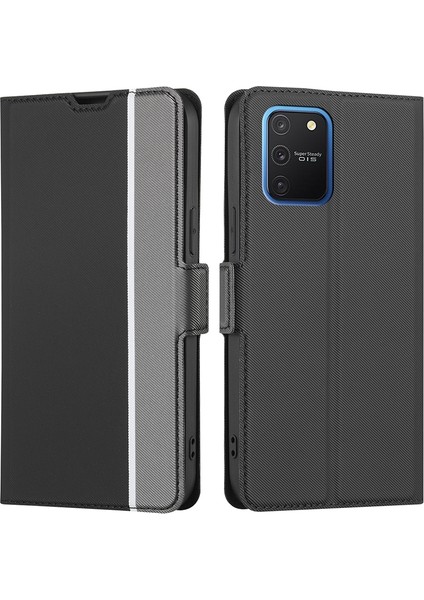 Samsung Galaxy S10 / A91 / M80S Siyah Için Twill Doku Kılıfı( Yurt dışından ) fırsatları