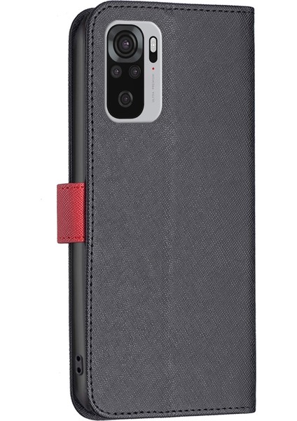 Xiaomi Redmi Için Çapraz Deri Kılıf Not 10S Siyah( Yurt dışından )(Yurt Dışından) fırsatları