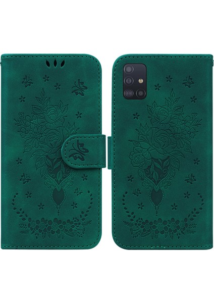 Samsung Galaxy A51 5g Yeşil Için Deri Telefon Kılıfı( Yurt dışından ) modelleri