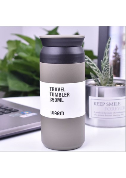 304 Paslanmaz Çelik Kahve Kupa Termos 350ML (Yurt Dışından)