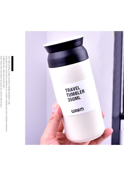 304 Paslanmaz Çelik Kahve Kupa Termos 350ML (Yurt Dışından)