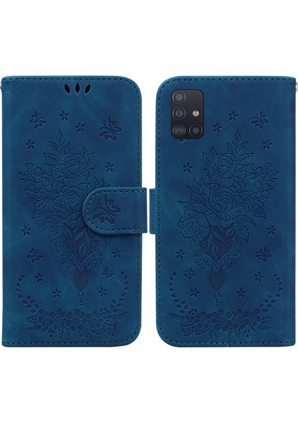 Samsung Galaxy A71 Mavi Için Deri Telefon Kasası( Yurt dışından ) modelleri