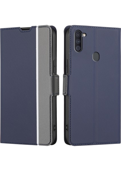 Samsung Galaxy A11 Us Blue Için Twill Doku Kılıfı( Yurt dışından ) fırsatları